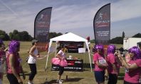 warming up for the Richmond Old Deer Park event with TotallySporty.com 4